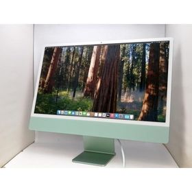 【中古】Apple iMac 24インチ 4.5K Retinaディスプレイ M1(CPU:8C/GPU:7C) 8GB/256GB グリーン MJV83J/A (M1・2021)【新宿2】保証期間１ヶ月【ランクA】