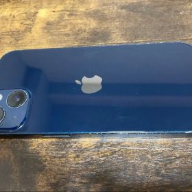 Apple iPhone 13 ブルー 本体 ケース付
