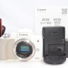 Canon ミラーレス一眼カメラ EOS Kiss M2 ボディー ホワイト KISSM2WH-BODY