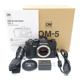 ショット数17678回、元箱付き。★美品★ OLYMPUS OM SYSTEM OM-5 ボディ ブラック