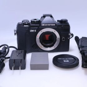【4,905回 ほぼ新品】OM SYSTEM OM-5 ボディー ブラック