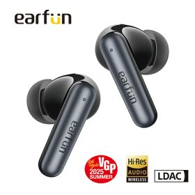 【VGP 2025 SUMMER 金賞】EarFun Air Pro 4i ワイヤレスイヤホン Bluetooth 5.4/50dB低減ハイブリッドANC/ハイレゾ LDAC対応/ 3Dサウンド/ 11mmチタン複合振動膜ドライバー/ 40時間連続再生/ 6マイクAI 通話/ワイヤレス充電/ IP55防塵防水/ マルチポイント接続