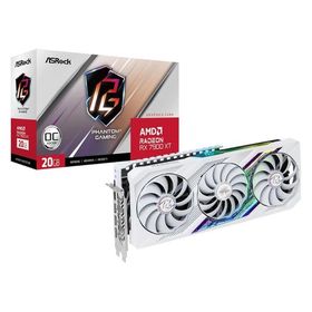 ASRock Radeon RX 7900 XT Phantom Gaming OC 20GB GDDR6 320-Bit ARGB ホワイト