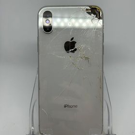 ○ハピネスネット SIMフリー iPhoneX 64GB シルバー 送料無料