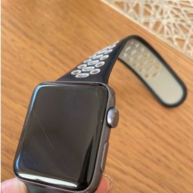 アップルウォッチ(Apple Watch)の【値下】AppleWatchSeries3 42mm GPSアルミ/グレイ(スマートフォン本体)