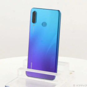 【中古】HUAWEI(ファーウェイ) HUAWEI P30 lite 64GB ピーコックブルー MAR-LX2J SIMフリー 【276-ud】