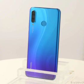 【中古】HUAWEI(ファーウェイ) HUAWEI P30 lite 64GB ピーコックブルー MAR-LX2J SIMフリー 【276-ud】
