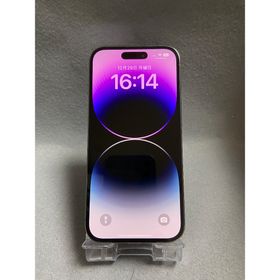 アイフォーン(iPhone)の美品 国内版 SIMフリー iPhone14 Pro 512GB パープル色(スマートフォン本体)
