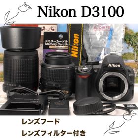 ニコン(Nikon)の✨極美品✨Nikon D3100 スマホ転送 初心者おすすめ 新品級のショット数(デジタル一眼)