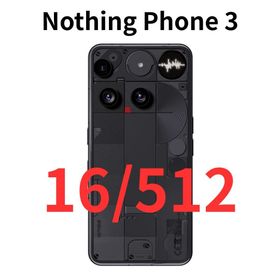 ナッシング(NOTHING)の【SIMフリー】Nothing Phone 3｜16/512 ブラック｜新品(スマートフォン本体)