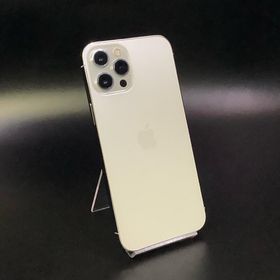 アップル(Apple)の【全額返金保証】【最速発送】Apple iPhone iPhone 12 Pro Max 256GB シルバー au SIMフリー 動作確認済(スマートフォン本体)