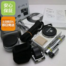 【中古】 新品同様 E-PL7 レンズキット ホワイト 安心保証 即日発送 ミラーレス一眼 OLYMPUS 本体 土日祝発送OK