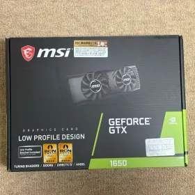 MSI GeForce GTX 1650 4GT LP 新品¥39,180 中古¥33,320 | 新品・中古の