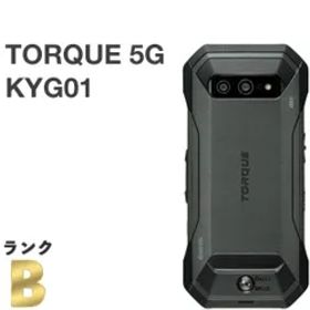 TORQUE 5G KYG01 au SIMロック解除済 128GB／6GB ブラック タフネススマホ 送料無料 中古 H738MSBR