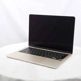 〔中古品〕 MacBook Air 13.6-inch Mid-2022 MLY13J／A Apple M2 8コアCPU_8コアGPU 8GB SSD256GB スターライト 〔15.7 Sequoia〕【297】