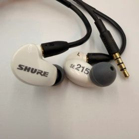 【動作確認済】SHURE SE215 高遮音性イヤホン ホワイト 有線B