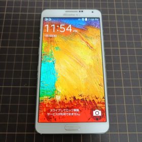 SAMSUNG GALAXY Note SC-01F 32GB ホワイト スマホ