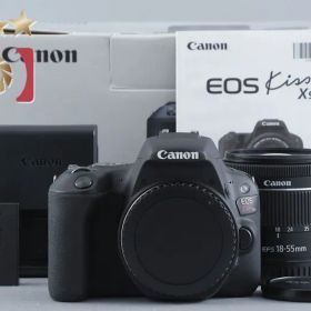 Canon キヤノン 【中古】Canon キヤノン EOS Kiss X9 EF-S 18-55 IS STM レンズキット ブラック シャッター回数僅少 元箱付き デジタル一眼レフカメラ