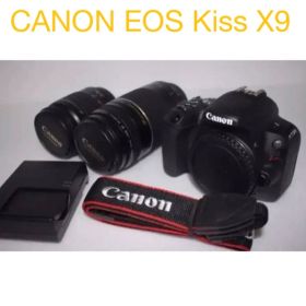 デジタル一眼レフカメラcanon kiss x9標準&望遠ダブルレンズセット