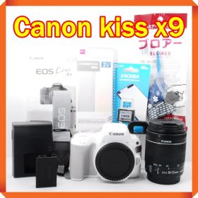 人気ホワイトカラー！ Canon EOS kiss x9 スマホ転送機能付き♪