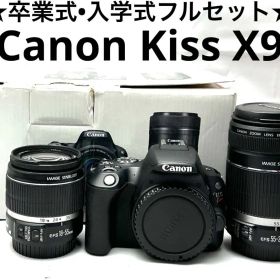 Canon EOS kiss x9ダブルズームレンズセット♪安心フルセット♪
