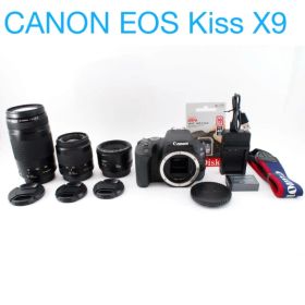 CANON EOS Kiss X9標準&望遠&単焦点トリプルレンズセット