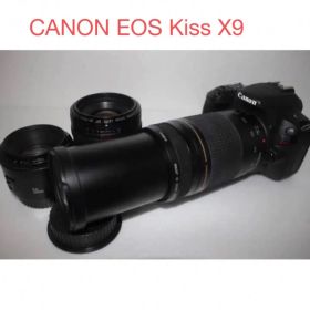 canon kiss x9 標準&望遠&単焦点トリプルレンズセット