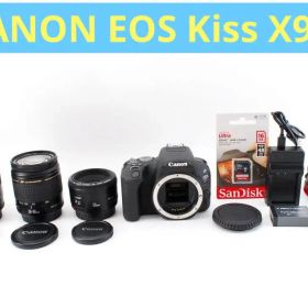 一眼レフカメラcanon kiss x9 標準&望遠&単焦点トリプルレンズセット