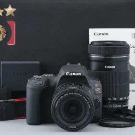 Canon キヤノン 【中古】Canon キヤノン EOS Kiss X9 ダブルズームキット ブラック シャッター回数僅少 デジタル一眼レフカメラ