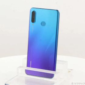〔中古品〕 HUAWEI P30 lite 64GB ピーコックブルー MAR-LX2J SIMフリー【276】