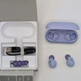 《動作確認済》SONY WF-C700N ワイヤレスイヤホン ラベンダー 紫