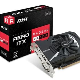 【中古】 MSI Radeon RX 550 AERO ITX 2G OC グラフィックスボード VD6340