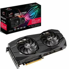 【中古】【未使用・未開封品】ASUS ROG Strix AMD Radeon RX 5500XT オーバークロック 8G GDDR6 1440p HDMI ディスプレイポート ゲーミンググラフィックスカード (ROG-STRIX-R