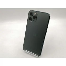 【中古】Apple docomo 【SIMロック解除済み】 iPhone 11 Pro 256GB ミッドナイトグリーン MWCC2J/A【大須2】保証期間1ヶ月【ランクC】