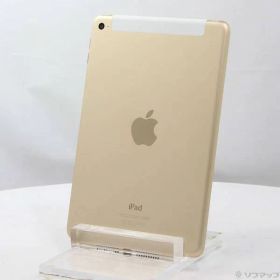 〔中古品〕 iPad mini 4 16GB ゴールド MK712J／A auロック解除SIMフリー【258】
