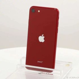 【中古】Apple(アップル) iPhone SE 第3世代 64GB プロダクトレッド MMYE3J／A SIMフリー 〔ネットワーク利用制限▲〕 【262-ud】