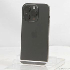 〔中古品〕 iPhone15 Pro 256GB ブラックチタニウム MTUC3J／A SIMフリー【305】