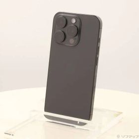 〔中古品〕 iPhone15 Pro 256GB ブラックチタニウム MTUC3J／A SIMフリー【276】