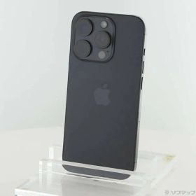 〔中古品〕 iPhone15 Pro 256GB ブラックチタニウム MTUC3J／A SIMフリー【371】