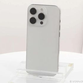 〔中古品〕 iPhone15 Pro 256GB ホワイトチタニウム MTUD3J／A SIMフリー【251】