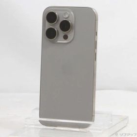 ソフマップ 〔中古品〕 iPhone15 Pro 256GB ナチュラルチタニウム MTUF3J／A SIMフリー【305】