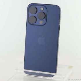 〔中古品〕 iPhone15 Pro 256GB ブルーチタニウム MTUG3J／A SIMフリー【344】
