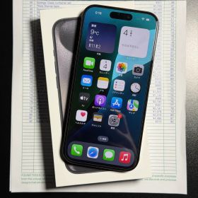 iPhone 15 Pro 256GB SIMフリー ブラックチタニウム