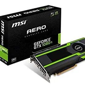 【中古】「未使用品」MSI ビデオグラフィックカード GTX 1080 TI AERO 11G OC