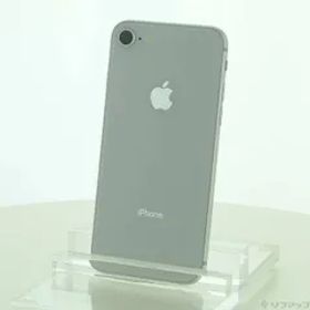 〔中古品〕 iPhone8 64GB シルバー MQ792J／A SIMフリー【269】