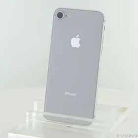 〔中古品〕 iPhone8 64GB シルバー MQ792J／A SIMフリー【251】