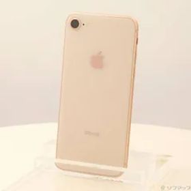 〔中古品〕 iPhone8 64GB ゴールド MQ7A2J／A SIMフリー【295】