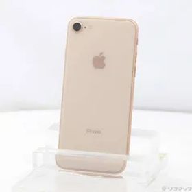 〔中古品〕 iPhone8 64GB ゴールド MQ7A2J／A SIMフリー【262】