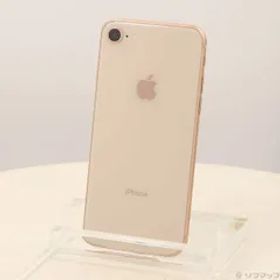 〔中古品〕 iPhone8 64GB ゴールド MQ7A2J／A SIMフリー【348】