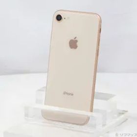 〔中古品〕 iPhone8 64GB ゴールド MQ7A2J／A SIMフリー【368】